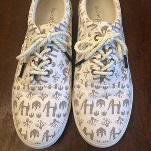 Elephant Lace Up Sneakers